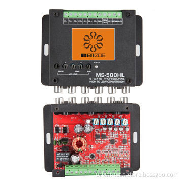 Car Amplifiers, High to Low Conversion Car High Performance 5 Channels Input/Output